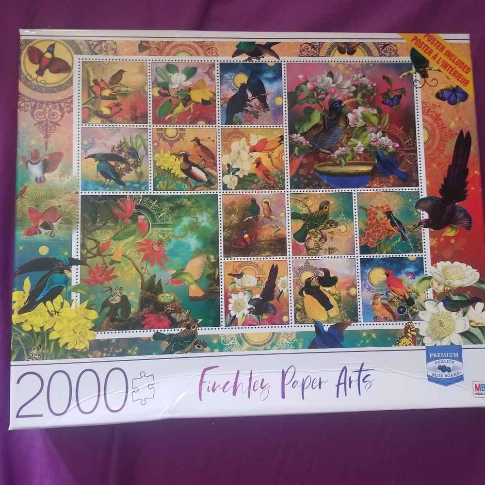 Birds Of Asia Puzzle by Milton Bradley Finchley Paper Arts